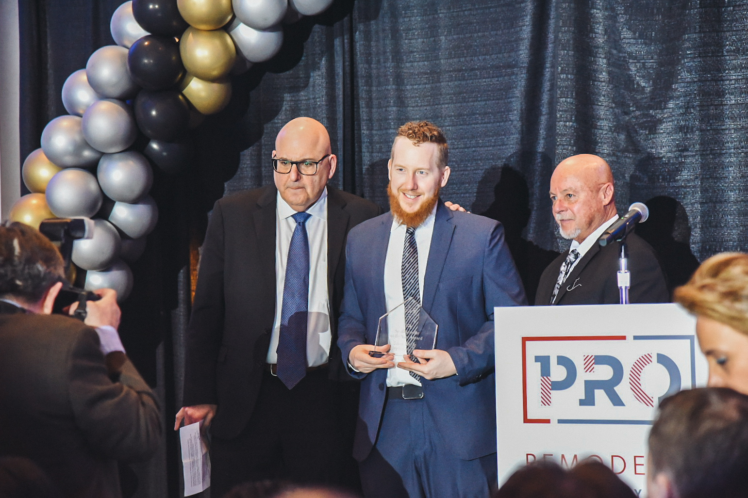 Digital Polygon CEO receiving Pro MidAtlantic 2026 New Member of the Year award